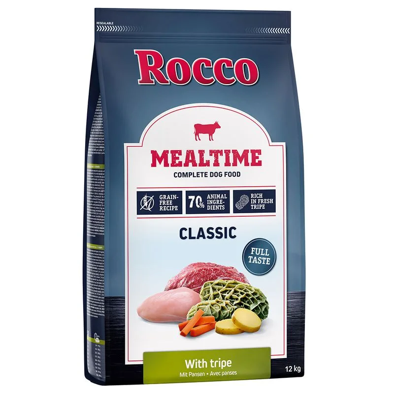 Rocco Mealtime - ricco di Trippa fresca Crocchette cane (Set %: 2 x 12 kg)