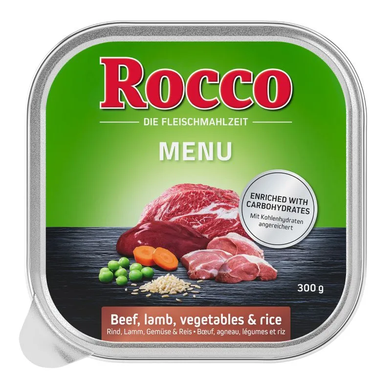 Rocco Menù Vaschette 27 x 300 g (Manzo con Agnello)