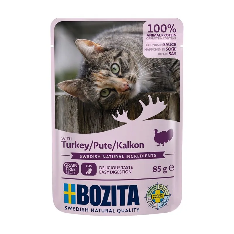 Bozita Bocconcini in salsa Buste 24 x 85 g (Tacchino)