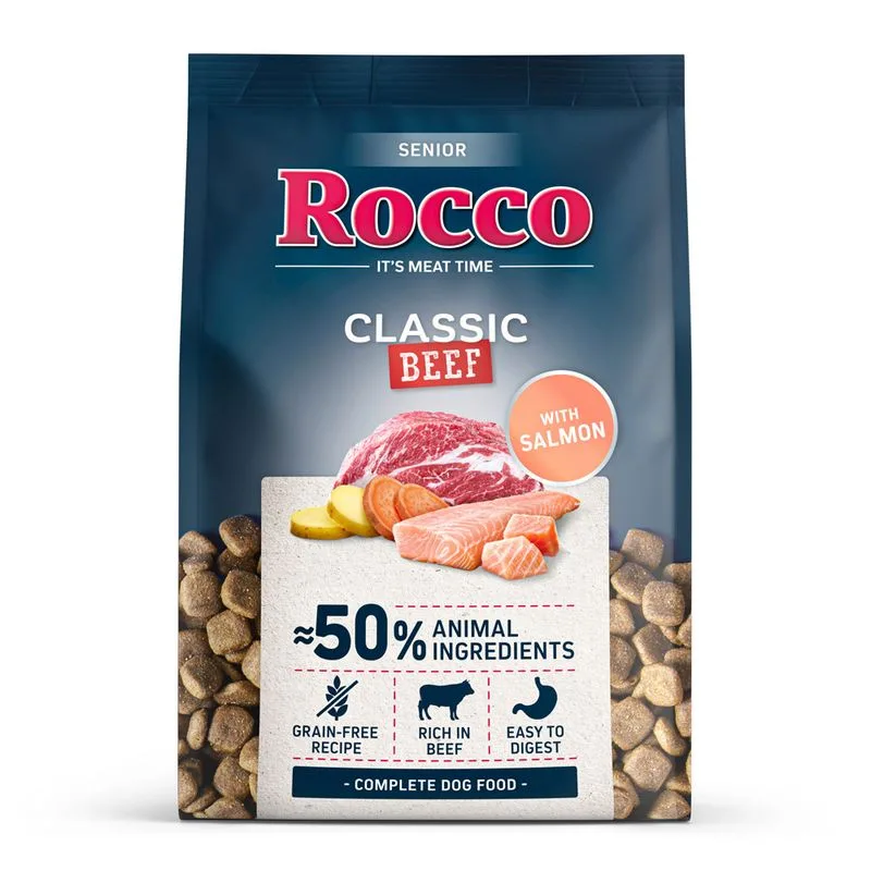 Rocco Senior Classic Manzo con Salmone (5 kg (5 x 1 kg))