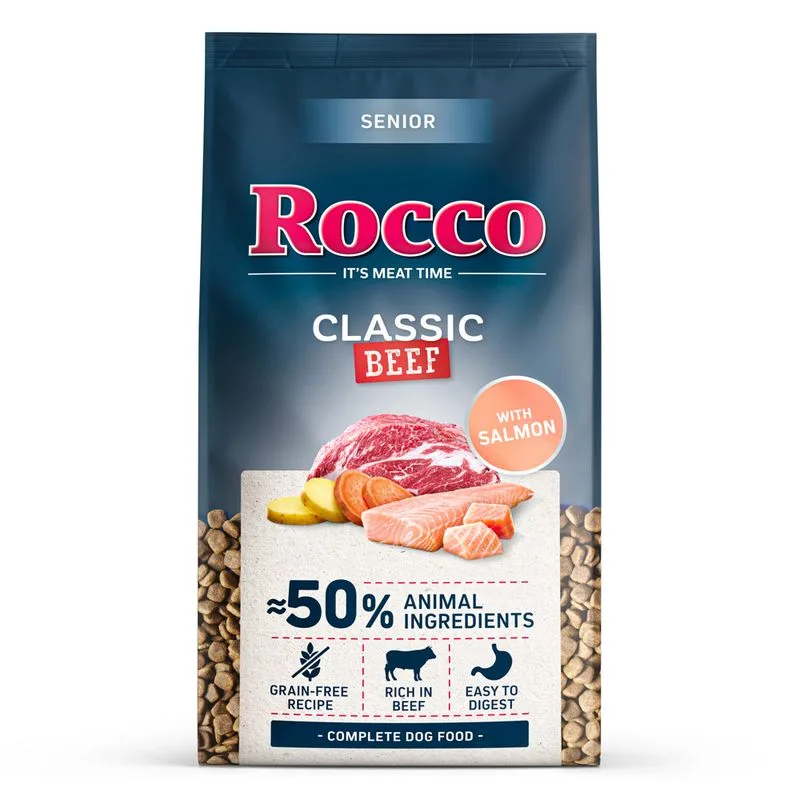 Rocco Senior Classic Manzo con Salmone (Set %: 2 x 10 kg)