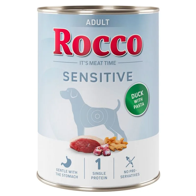 Rocco Sensitive 6 x 400 g (Anatra con Pasta - NUOVA RICETTA!)