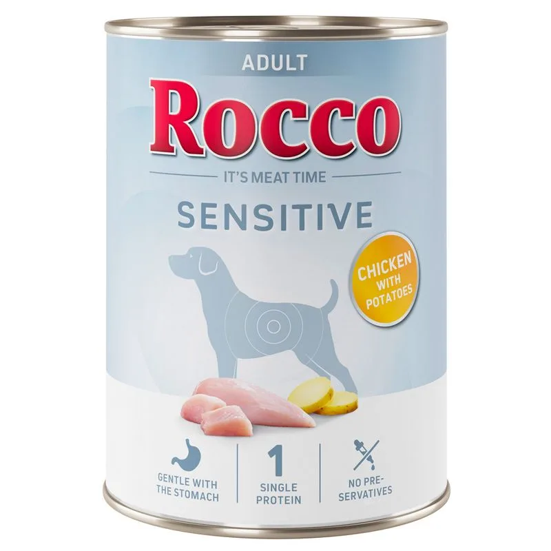 Rocco Sensitive 6 x 400 g (Pollo con Patate - NUOVA RICETTA!)