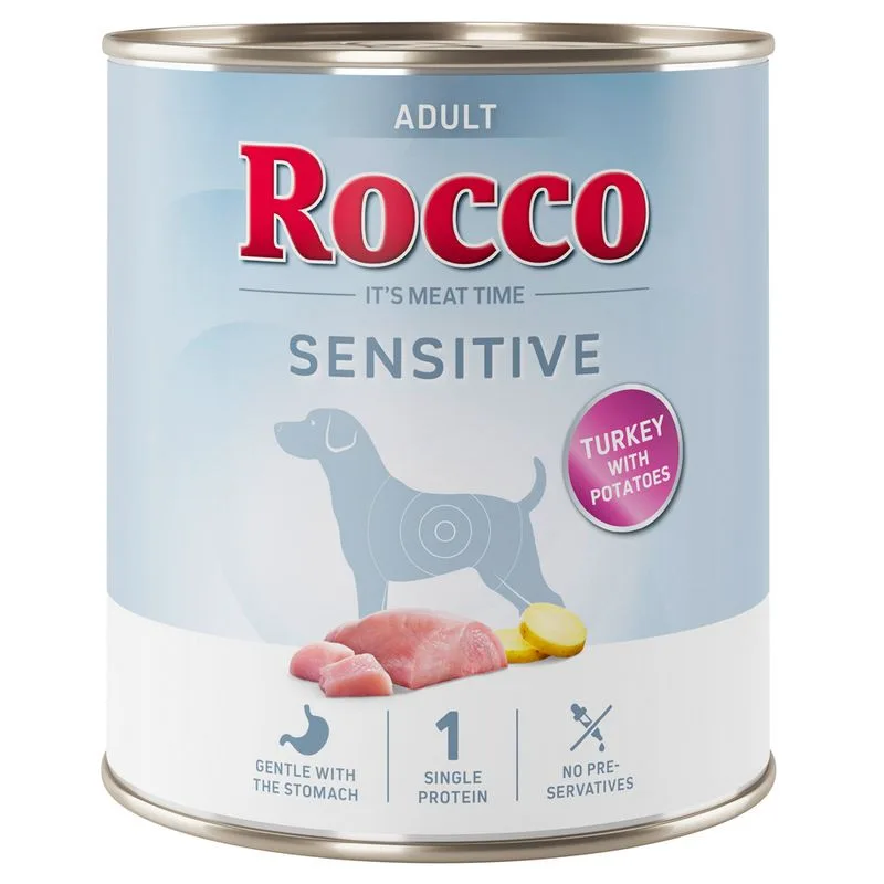 Rocco Sensitive 24 x 800 g (Tacchino & Patate - NUOVO!)