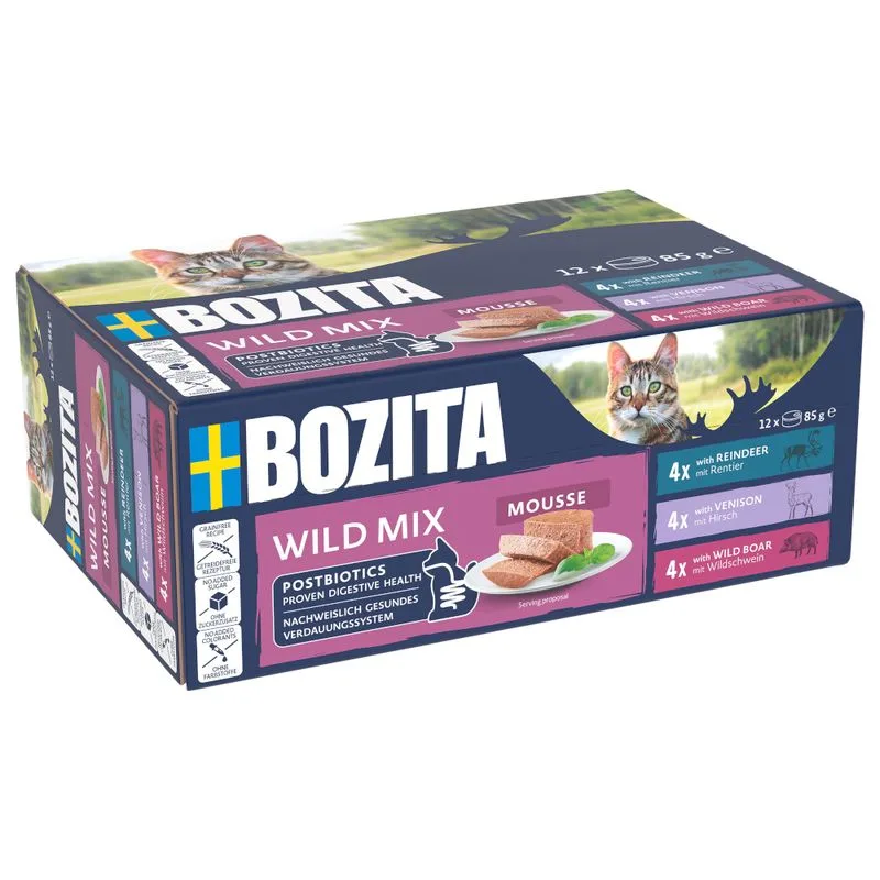 Bozita Mousse 12 x 85 g (Wild Mix)