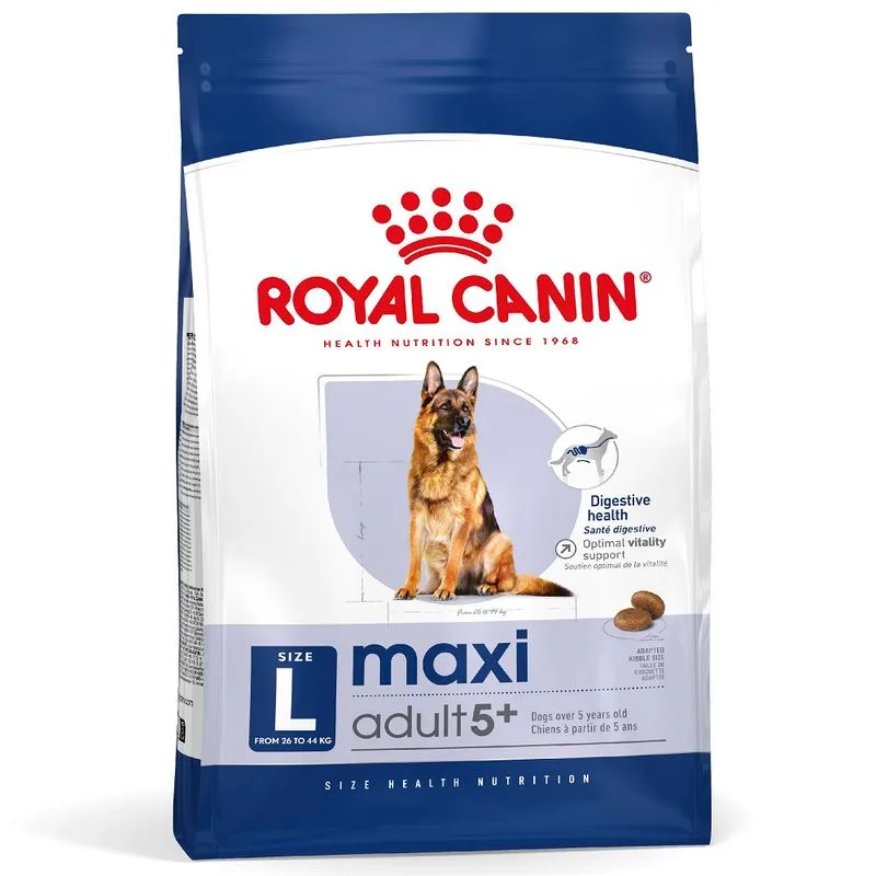 Royal Canin Maxi Mature Adult 5+ Crocchette per cane (Set %: 2 x 15 kg)