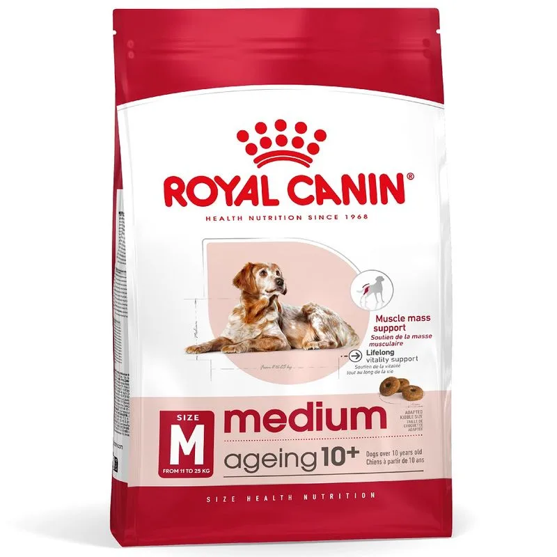 Royal Canin Medium Ageing 10+ Crocchette per cane (3 kg)