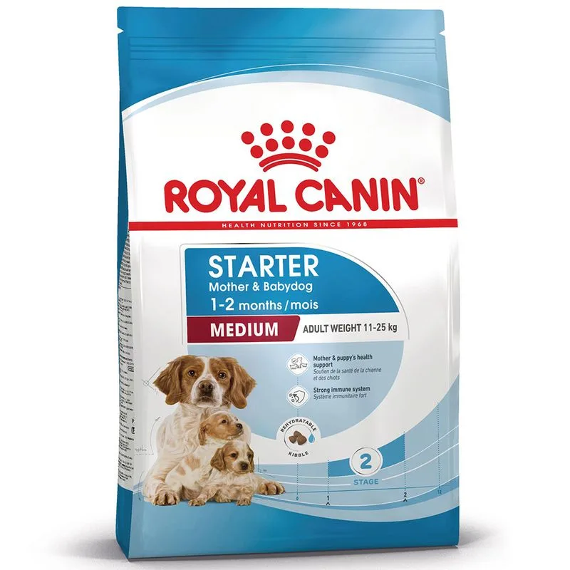 Royal Canin Medium Starter Mother & Babydog Crocchette per cane (Set %: 2 x 15 kg)