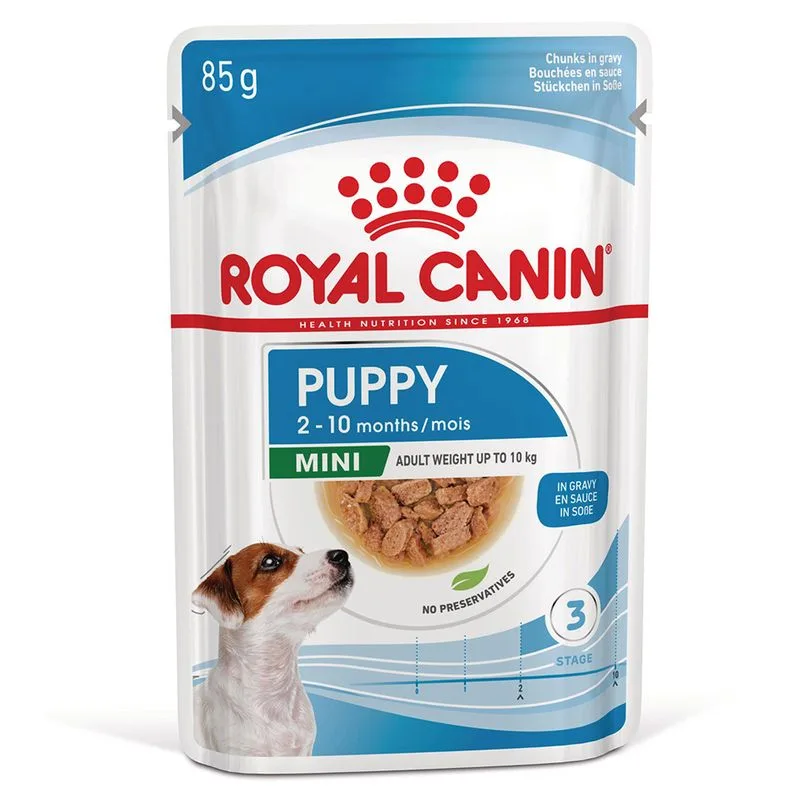 Royal Canin Mini Puppy in salsa (Set %: 48 x 85 g)