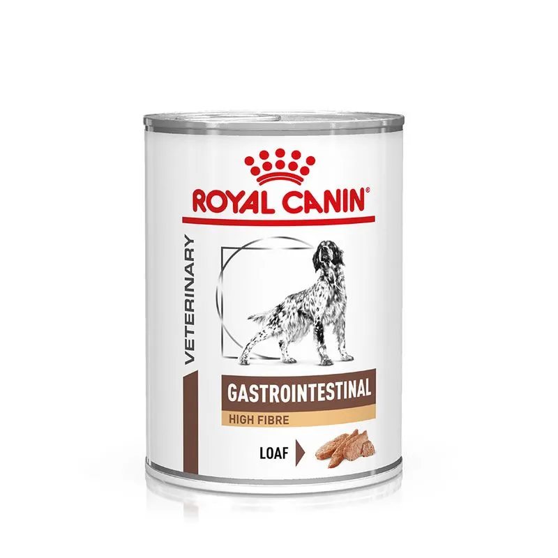 Royal Canin Gastrointestinal High Fibre Veterinary Canine Mousse per cane (Set %: 48 x 410 g)