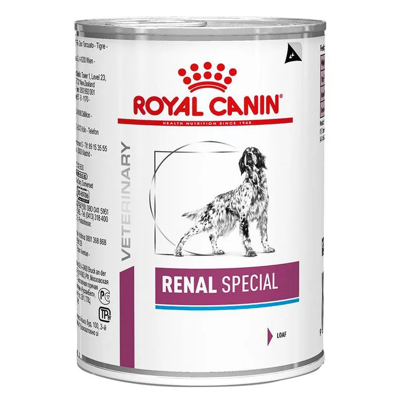 Royal Canin Renal Special Canine Veterinary Mousse umido per cane (Set %: 48 x 410 g)