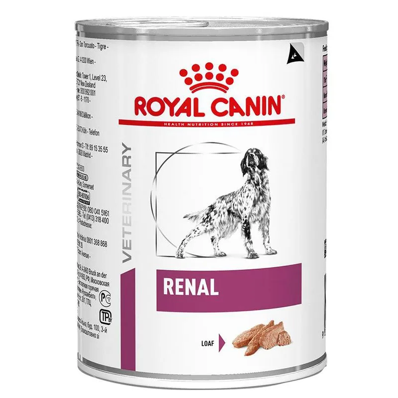 Royal Canin Renal Veterinary Mousse umido cane (Set %: 48 x 410 g)