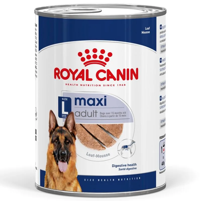 Royal Canin Maxi Adult Paté umido per cane (Set %: 48 x 410 g)