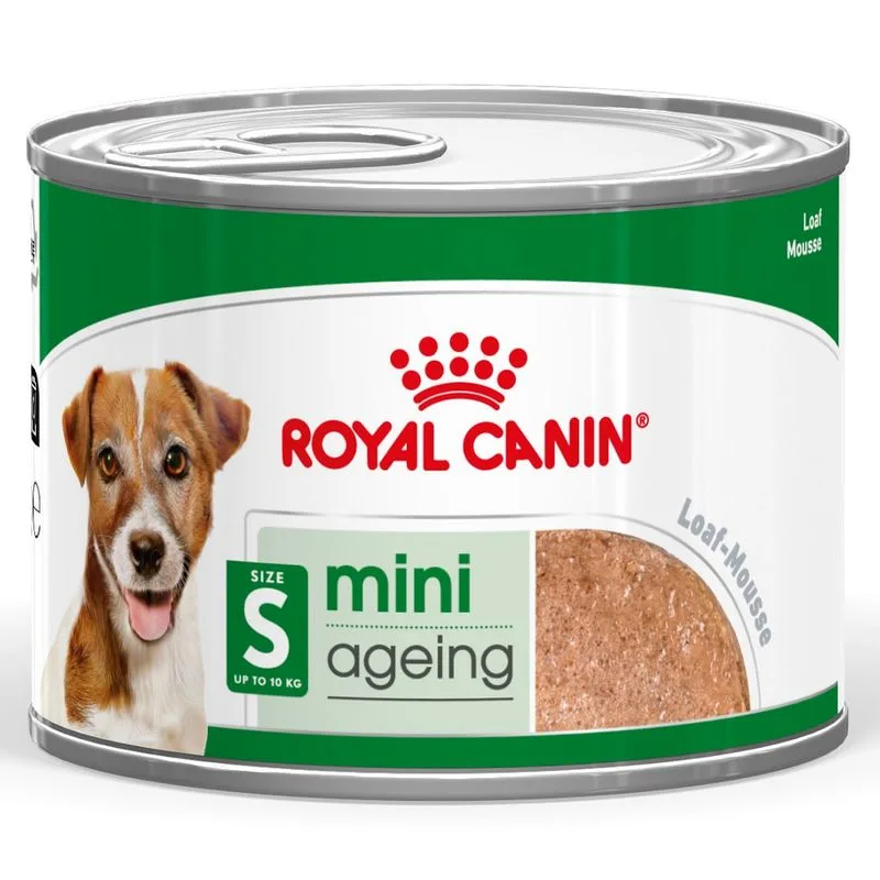 Royal Canin Mini Ageing Paté umido per cane (Set %: 48 x 195 g)