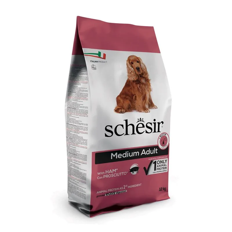 Schesir Dog Dry Medium/Large Maintenance Prosciutto (Set %: 2 x 12 kg)