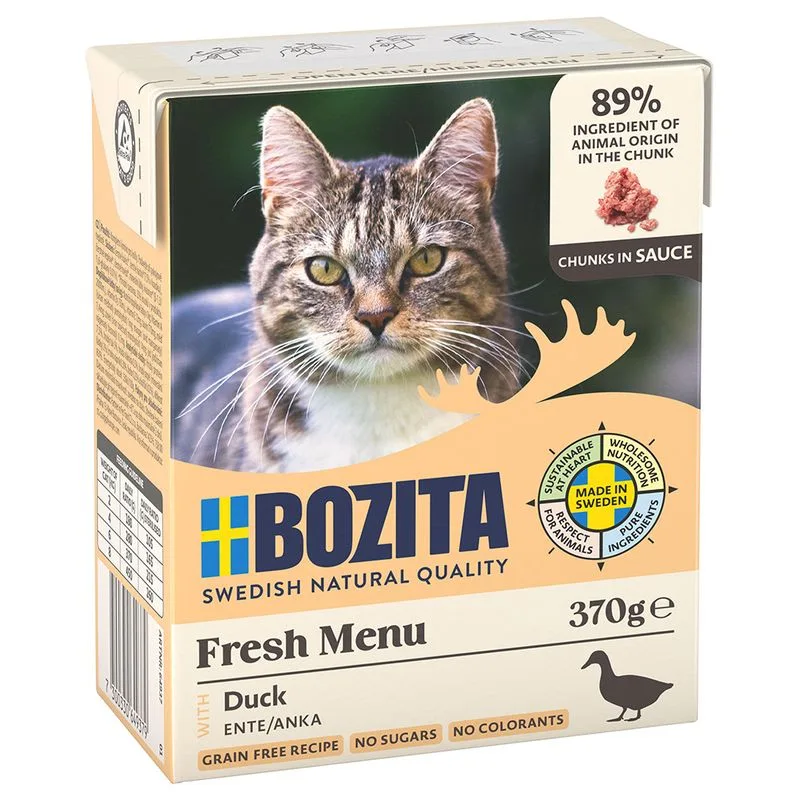 Bozita Tetra Bocconcini in salsa 24 x 370 g Umido per gatto (Anatra)