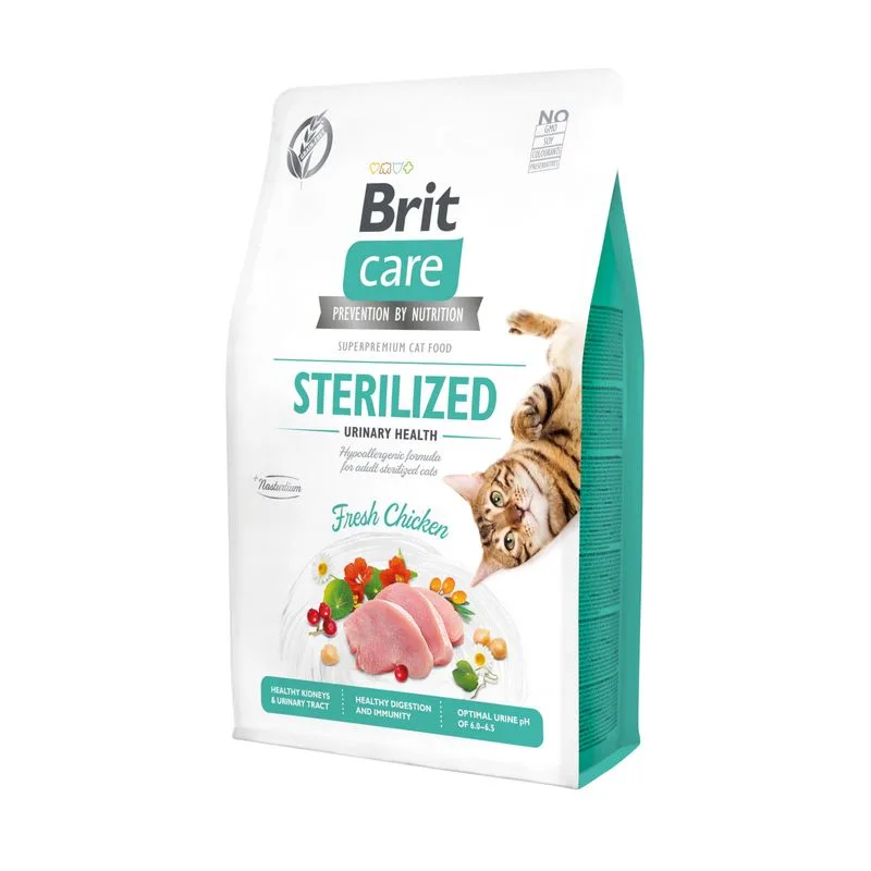 Brit Care Grain Free Sterilized Urinary con Pollo (Set %: 2 x 2 kg)