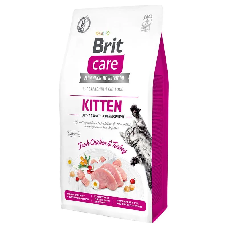 Brit Care Grain-Free Kitten Healthy Growth & Development Crocchette gattini