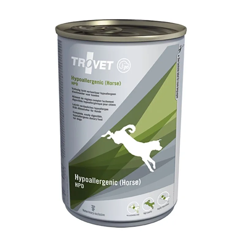 Trovet Hypoallergenic HPD Cavallo Umido cane (Set %: 12 x 400 g)