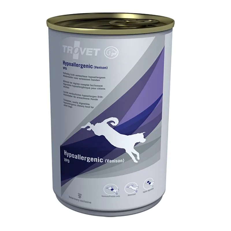 Trovet Hypoallergenic VPD Cervo Umido cane (Set %: 6 x 400 g)