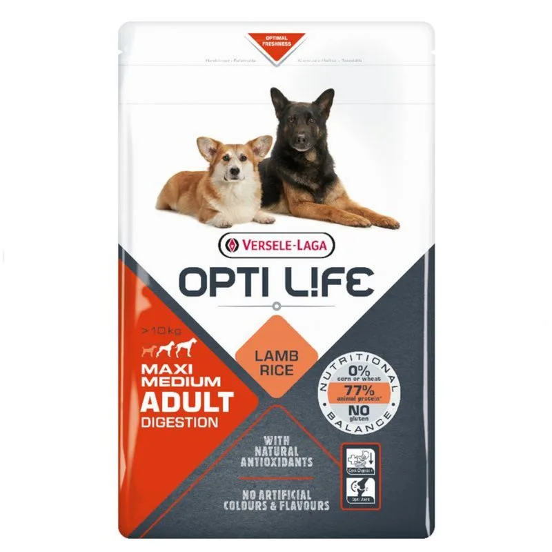 Opti Life Digestion Adult Medium & Maxi (Set %: 2 x 12,5 kg)