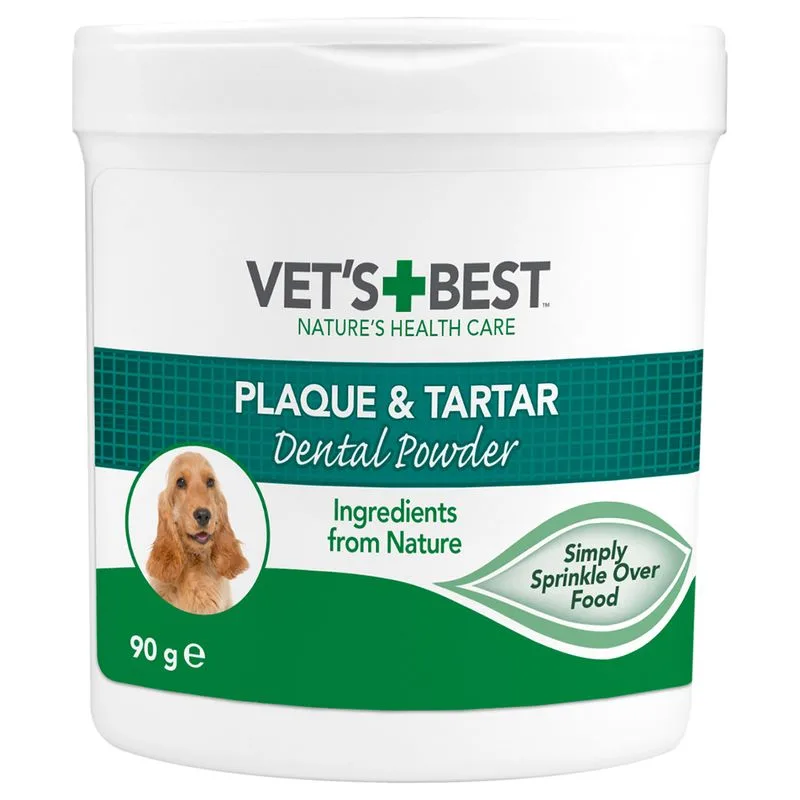 Vet's Best® Plaque & Tartar Polvere per l'igiene dentale del cane