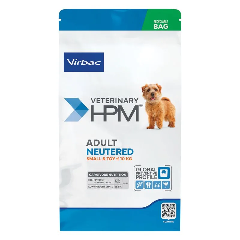 Virbac Veterinary HPM Adult Dog Neutered Small & Toy (3 kg)