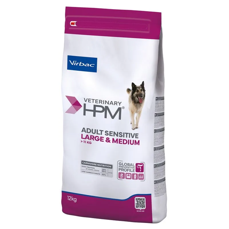 Virbac Veterinary HPM Adult Dog Sensitive Digest Large & Medium (Set %: 2 x 12 kg)