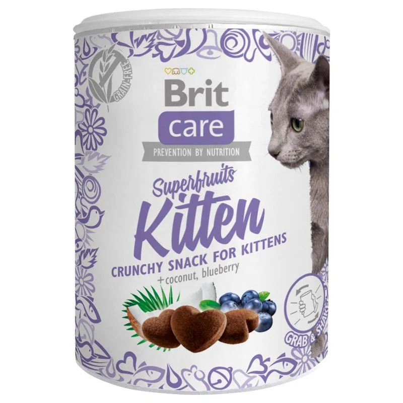 Brit Care Kitten Superfruits Snack per gattini (Set %: 3 x 100 g)