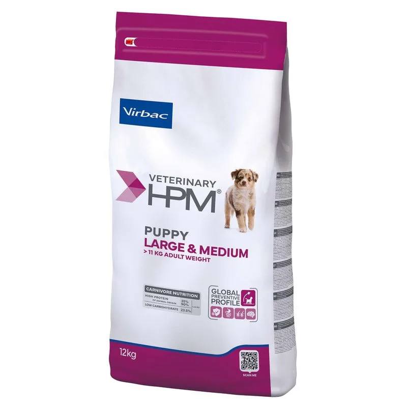 Virbac Veterinary HPM Baby Dog Large & Medium (Set %: 2 x 12 kg)