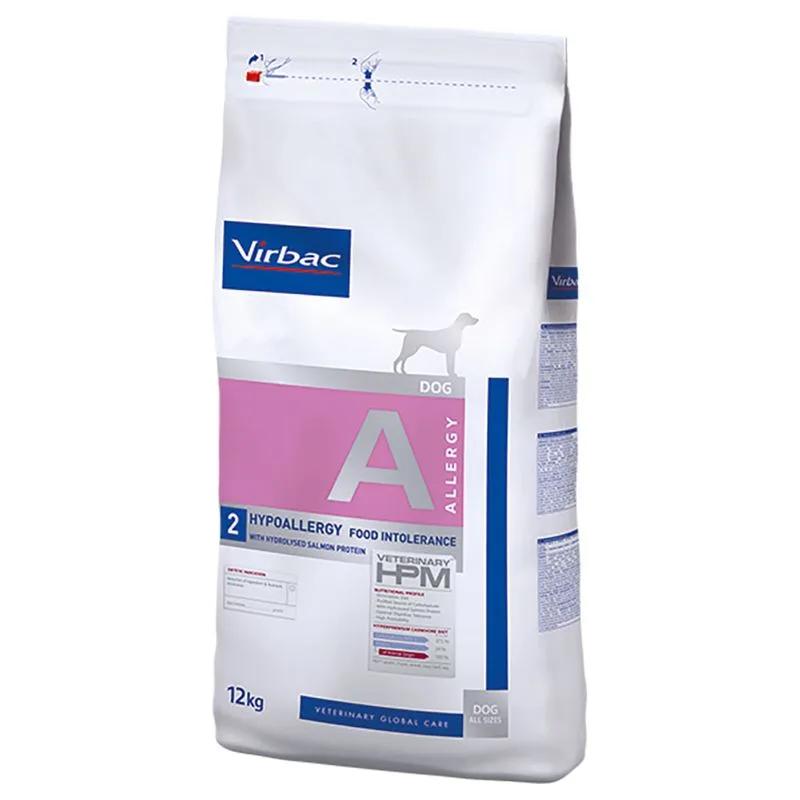 Virbac Veterinary HPM Dog Allergy A2 Crocchette per cane (Set %: 2 x 12 kg)