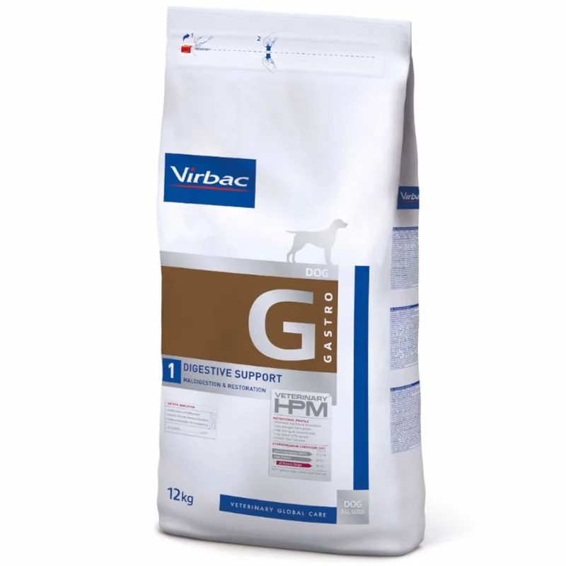 Virbac Veterinary HPM Dog Gastro Digestive Support G1 (Set %: 2 x 12 kg)