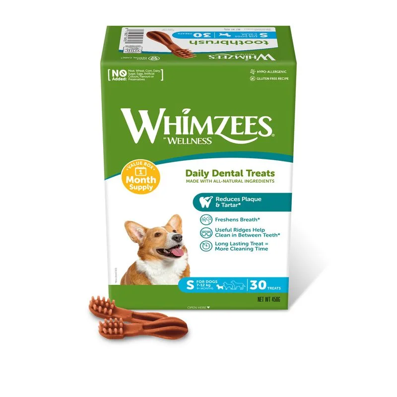 Whimzees by Wellness Monthly Toothbrush Box (Set %: 2 x tg S)