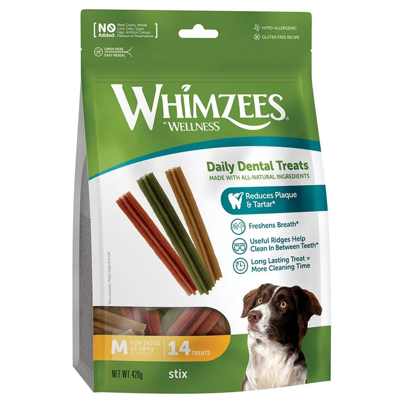 Whimzees by Wellness Stix per cani (Set %: 2 x tg M)