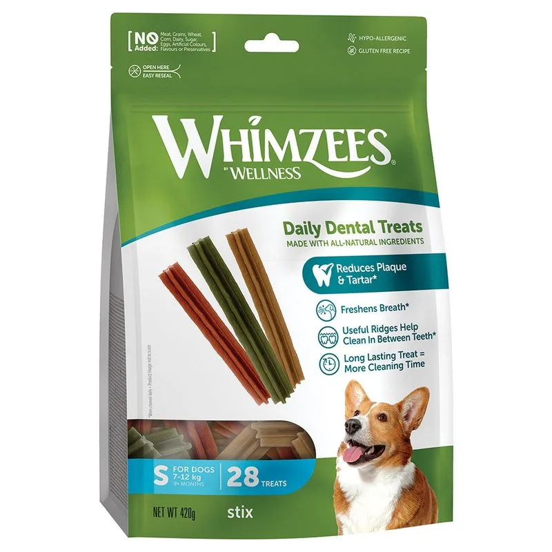 Whimzees by Wellness Stix per cani (Set %: 2 x tg S)