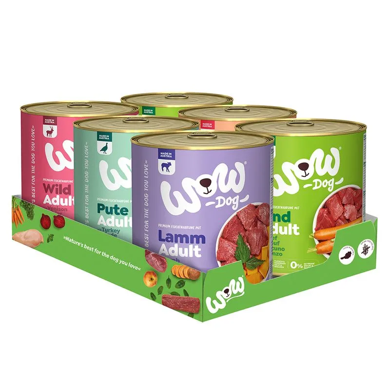WOW Adult 12 x 800 g Alimento umido per cane