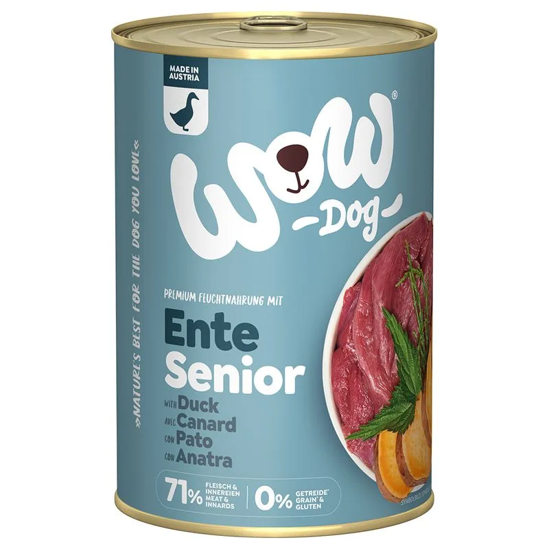 WOW Senior 24 x 400 g Alimento umido per cane