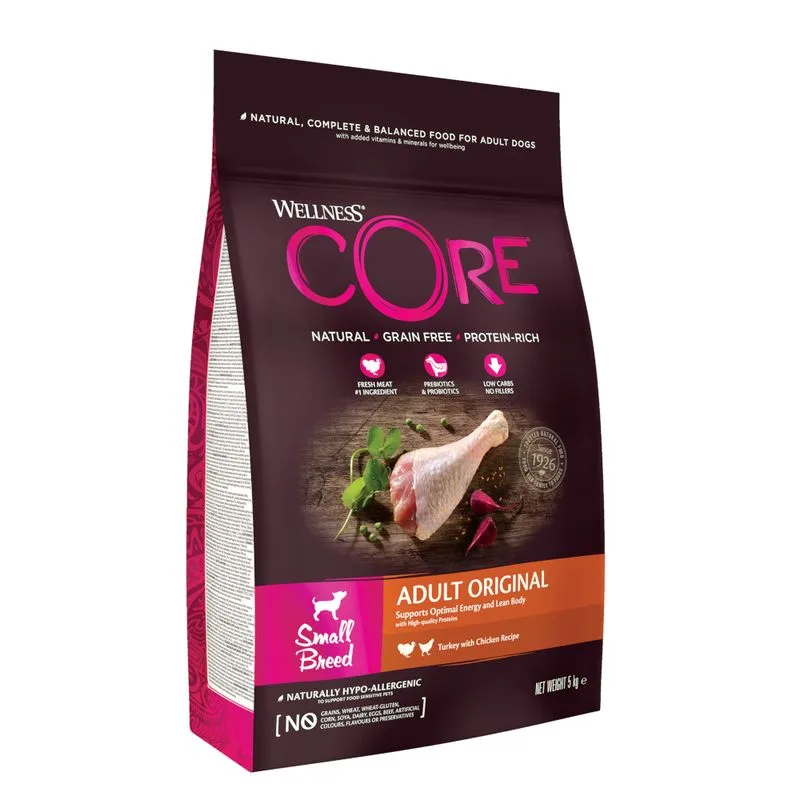 Wellness Core Adult Small Breed Original (Set %: 2 x 5 kg)