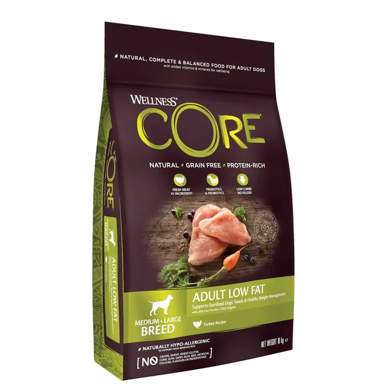 Wellness Core Dog Low Fat Tacchino (Set %: 2 x 10 kg)