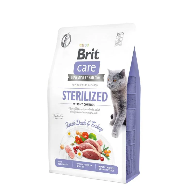 Brit Care Sterilized Weight Control con Anatra & Tacchino