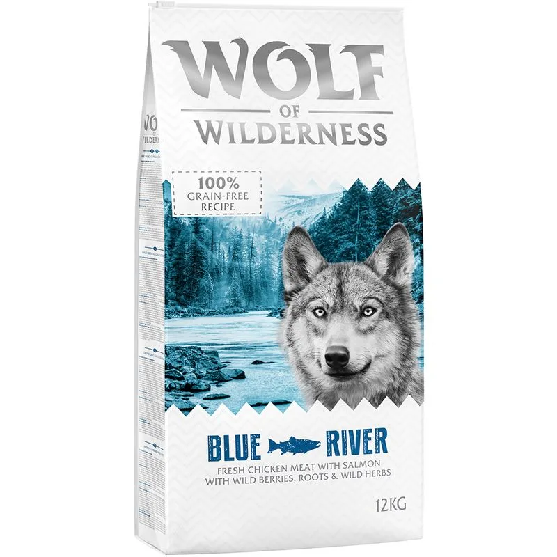 Wolf of Wilderness Adult "Blue River" - Salmone (Set %: 2 x 12 kg)