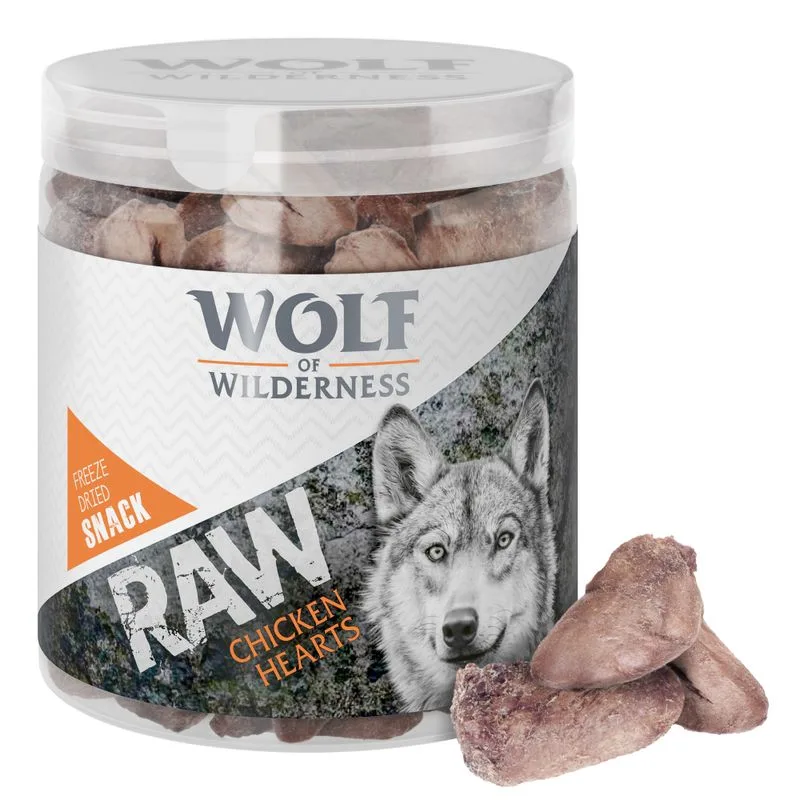 Snack Premium liofilizzati Wolf of Wilderness - RAW (Cuori di pollo (70 g))