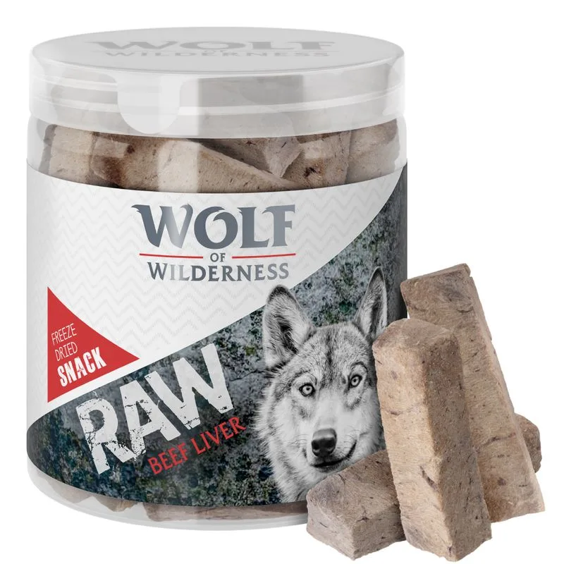 Snack Premium liofilizzati Wolf of Wilderness - RAW (Fegato di manzo (90 g))