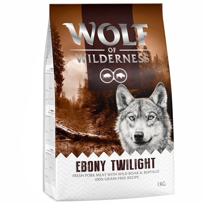 Wolf of Wilderness "Ebony Twilight" Cinghiale & Bufalo - senza cereali (5 kg (5 x 1 kg))