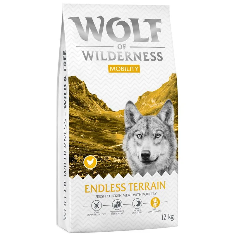 Wolf of Wilderness "Explore The Endless Terrain" - Mobility (Set %: 2 x 12 kg - NUOVA RICETTA!)
