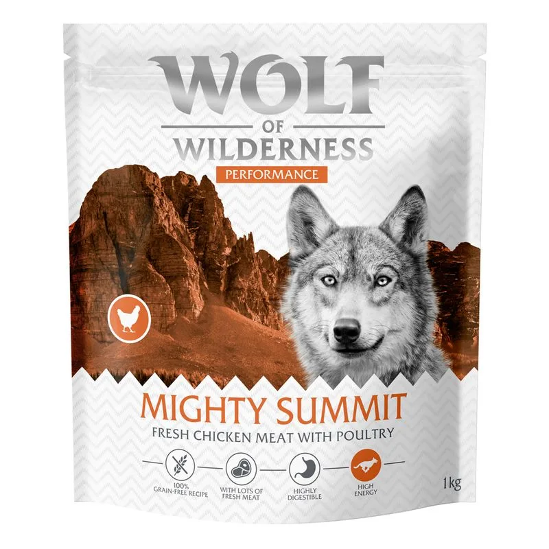 Wolf of Wilderness "Explore The Mighty Summit" - Performance (4 kg (4 x 1 kg) - NUOVA RICETTA!)