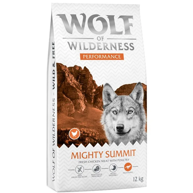 Wolf of Wilderness "Explore The Mighty Summit" - Performance (Set: 2 x 12 kg - NUOVA RICETTA!)