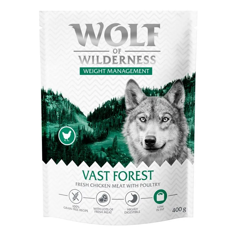 Wolf of Wilderness "Explore The Vast Forests" - Weight Management (400 g - NUOVA RICETTA!)