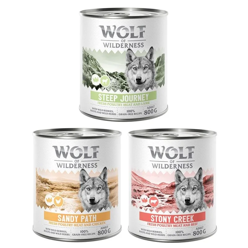 Wolf of Wilderness Adult "Expedition", 6 x 800 g