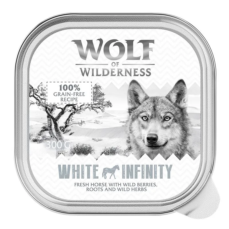 Wolf of Wilderness Adult 24 x 300 g (White Infinity - Cavallo)